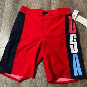 Boy’s USA swim trunks size 10-12